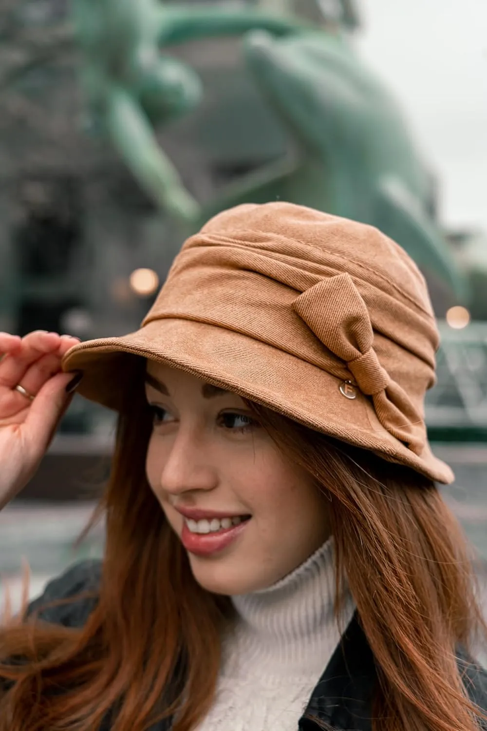 1920S Vintage Cloche Bucket Hat Packable Ladies Church Derby Party Fashion Floopy Winter 55-64CM