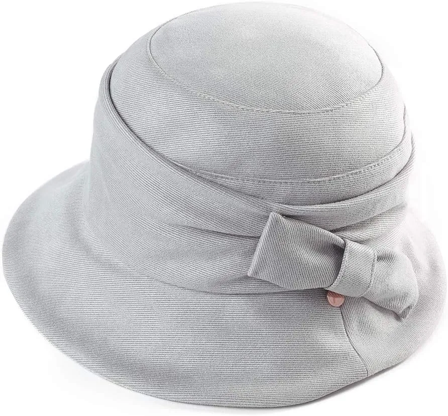 1920S Vintage Cloche Bucket Hat Packable Ladies Church Derby Party Fashion Floopy Winter 55-64CM