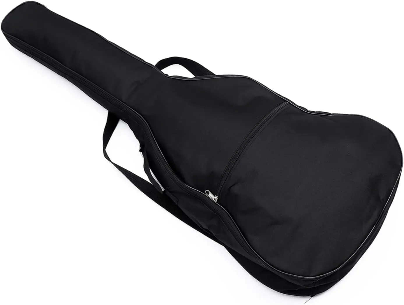 1PC Stylish Guitar Backpack Durable Double Shoulder Bag for Acoustic and Electric Guitars with Shockproof Lining and Convenient Zipper Closure Fits