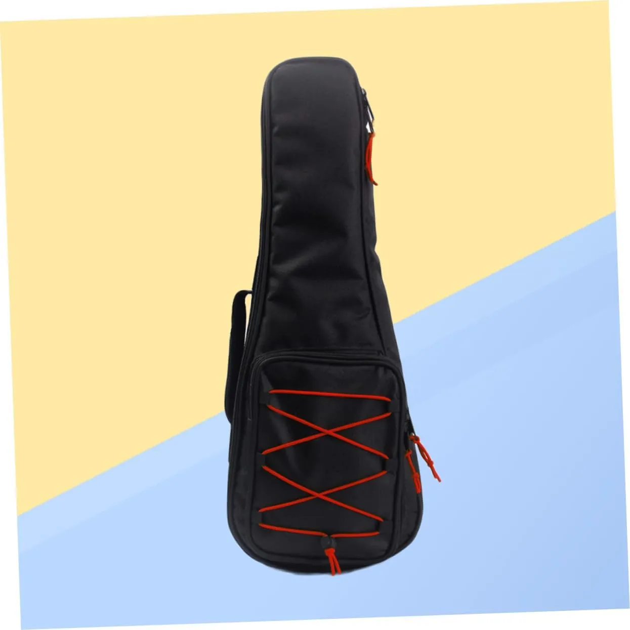 26 Inch Guitar Bag Padded Gig Bag for Acoustic/electric Guitars Oxford Cloth Red Shoulder Straps Pockets