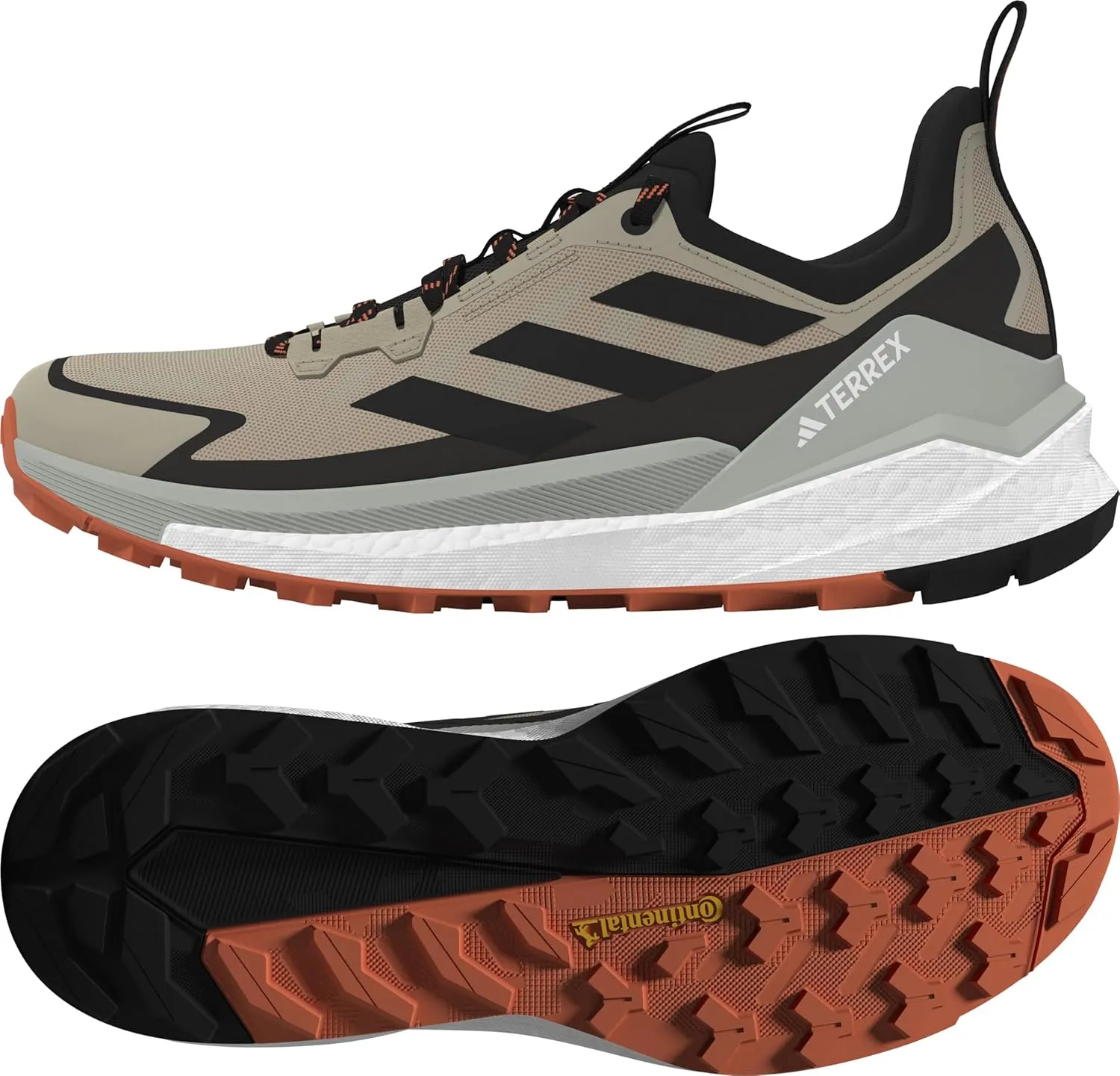 adidas Mens Terrex Free Hiker 2 Low Hiking Hiking Sneakers Shoes - Green
