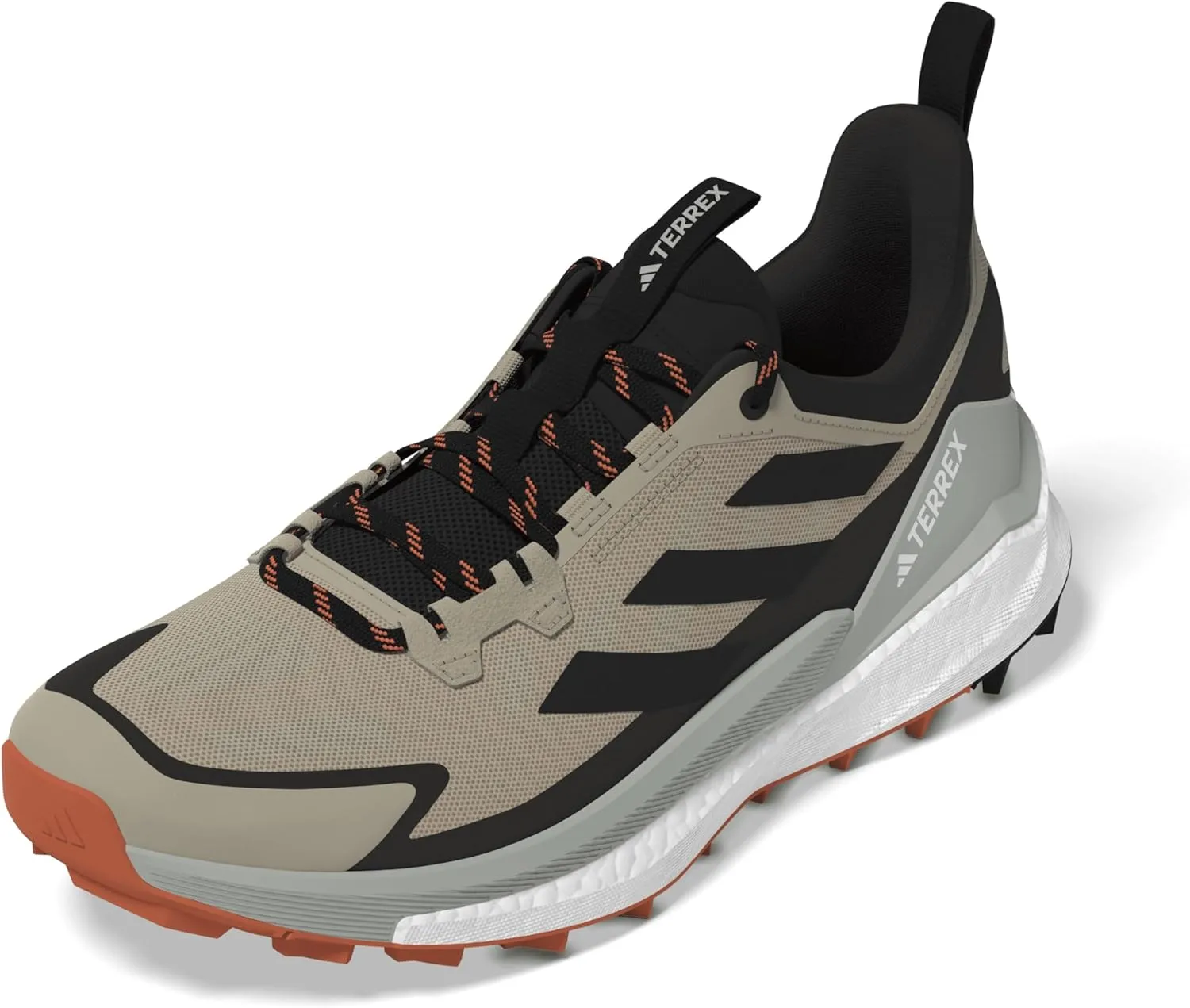 adidas Mens Terrex Free Hiker 2 Low Hiking Hiking Sneakers Shoes - Green