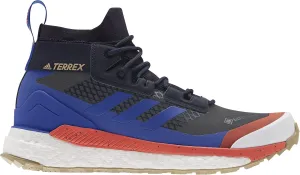 adidas Men's Terrex Free Hiker GTX Hiking Shoes, Grey Six/Bold Blue/Legend Ink - 8.5