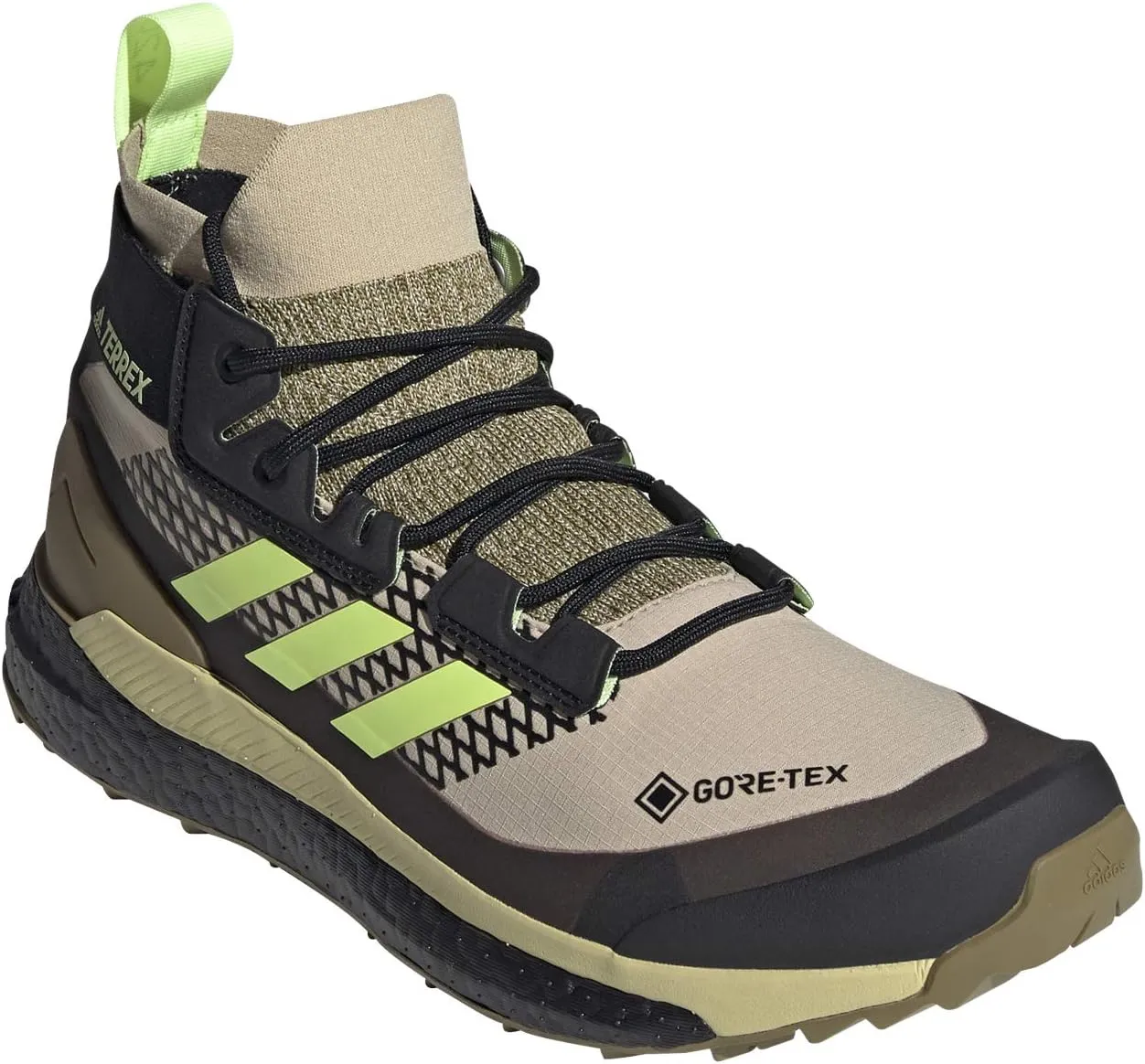 adidas Terrex Free Hiker GORE-TEX® Hiking Shoes Yellow/Black 11.5