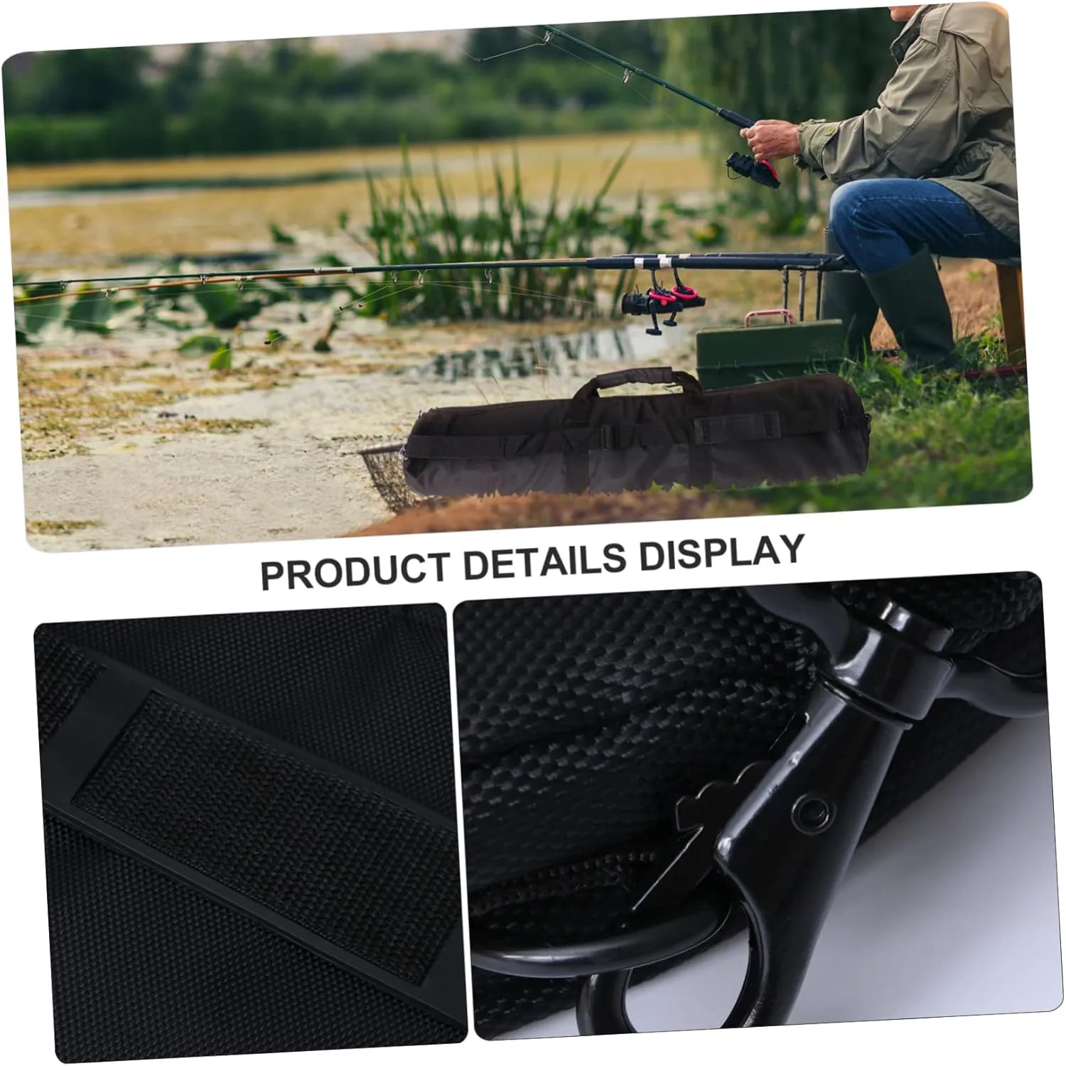 Angoily 1pc Thickened Tripod Storage Bag Durable Organizer with Shoulder Strap for Indoor Outdoor Photography Carrying Case