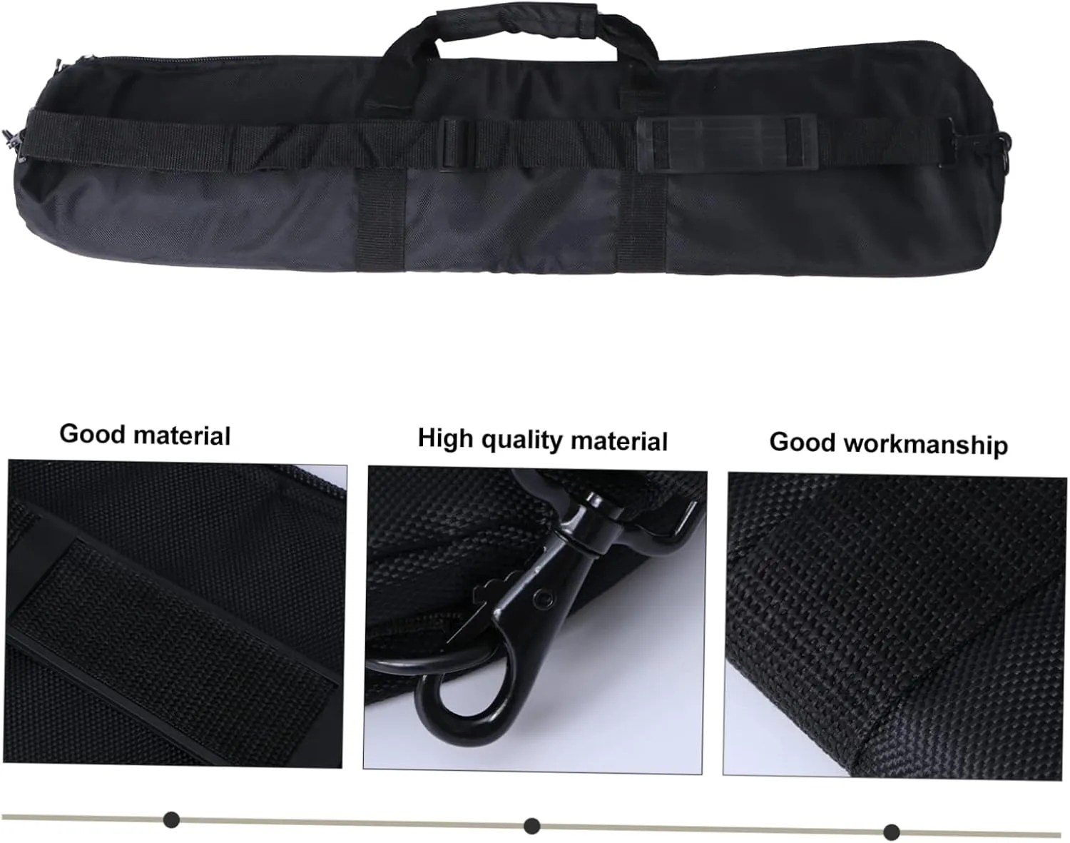Angoily 1pc Thickened Tripod Storage Bag Durable Organizer with Shoulder Strap for Indoor Outdoor Photography Carrying Case