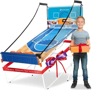 Arcade Basketball Game, Basketball Gifts for Boys Girls Kids Children, Youth & Teens | 16-in-1 Games, Birthday Christmas Party, Blue, EIR047332023