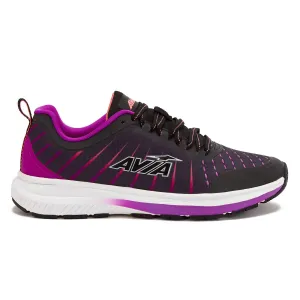 Avia Avi-Maze 2 Black/Purple Ladies Laced Trainer