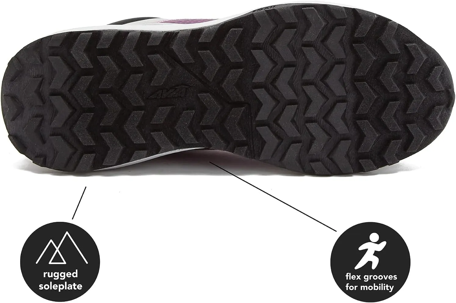 Avia Grit Sport Women’s Hiking Boots, Mid Top Ankle Trail Shoes for All Weather
