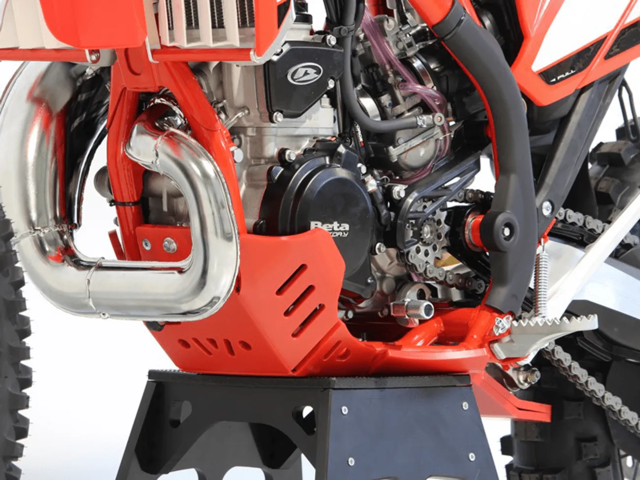 AXP Racing Xtrem Skid Plate - Red - Beta 250/300 X-Trainer AX1682