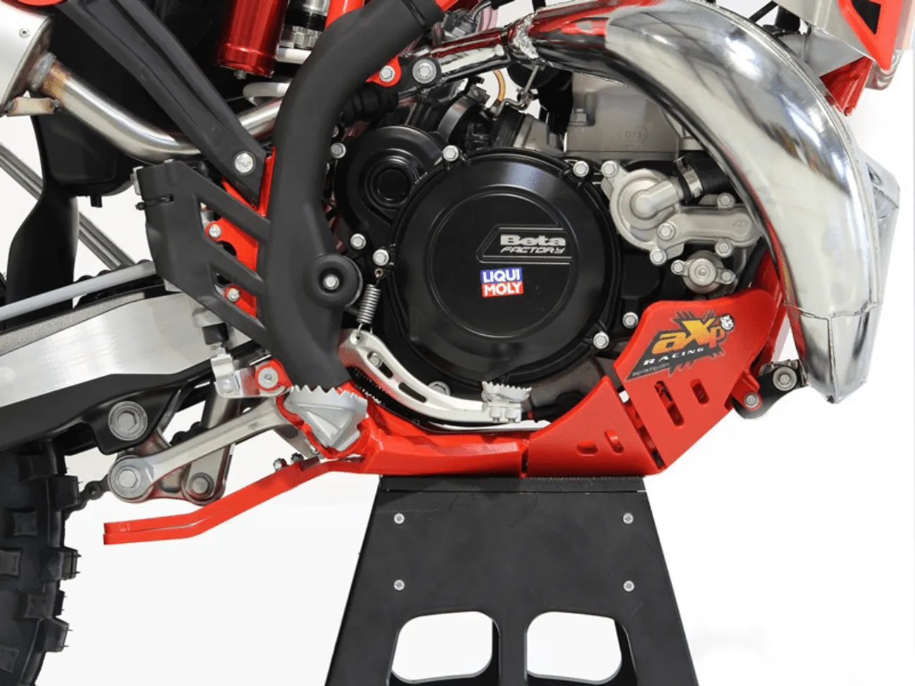 AXP Racing Xtrem Skid Plate - Red - Beta 250/300 X-Trainer AX1682