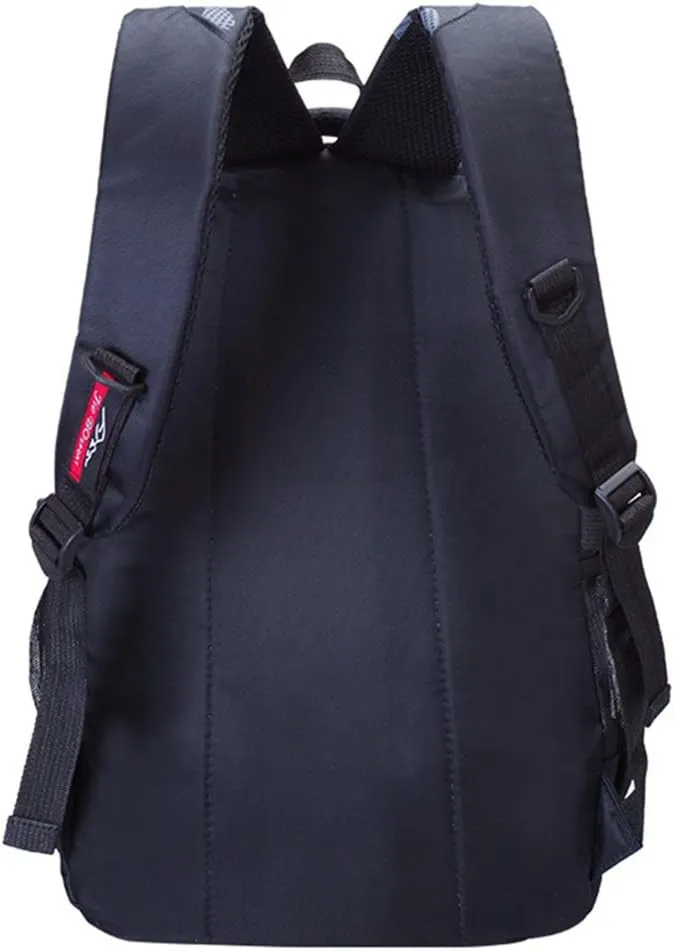 Backpack Boys Elementary School Bookbag Durable Heavy Duty Student Teenage Sturdy Kids Travel Waterproof Big (Black) Large