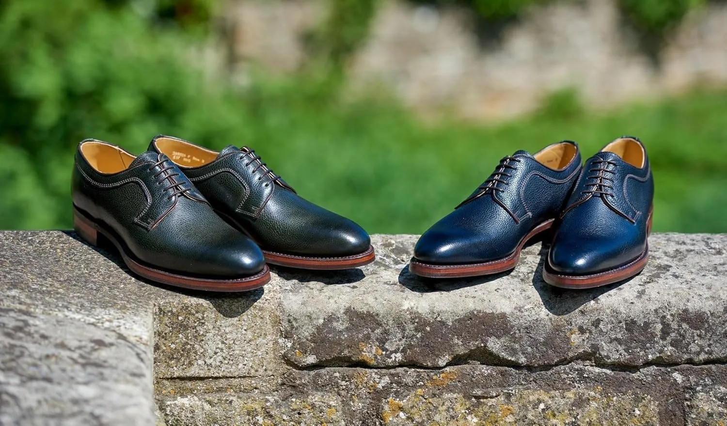 BARKER Skye Men's Lace-Up Oxford Shoes – Handcrafted Luxury Leather Derby Dress Shoes, Full Leather Insole & Sole, Hand-Stitched Detail