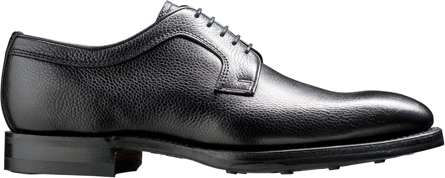 BARKER Skye Men's Lace-Up Oxford Shoes – Handcrafted Luxury Leather Derby Dress Shoes, Full Leather Insole & Sole, Hand-Stitched Detail
