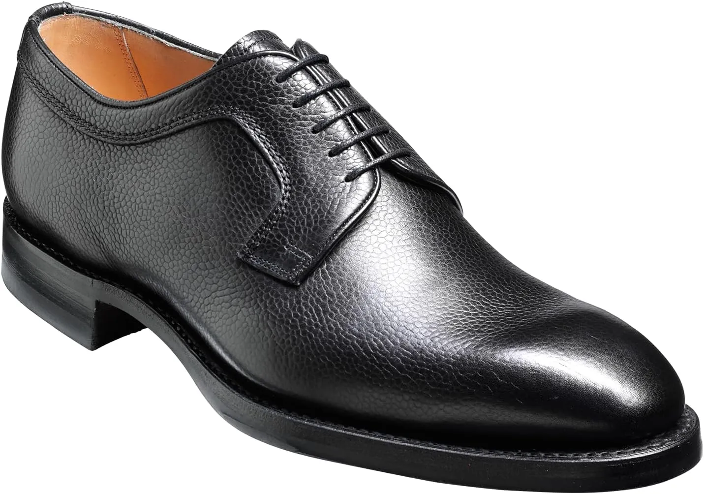 BARKER Skye Men's Lace-Up Oxford Shoes – Handcrafted Luxury Leather Derby Dress Shoes, Full Leather Insole & Sole, Hand-Stitched Detail
