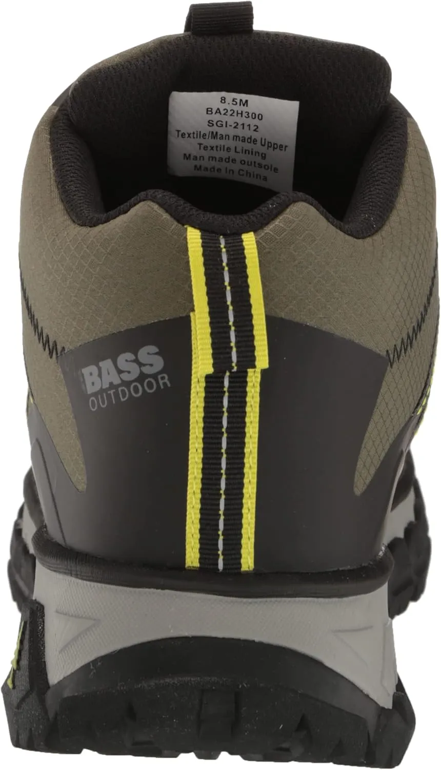 BASS OUTDOOR Men's Peak Webbing Hiker M Ankle Boot