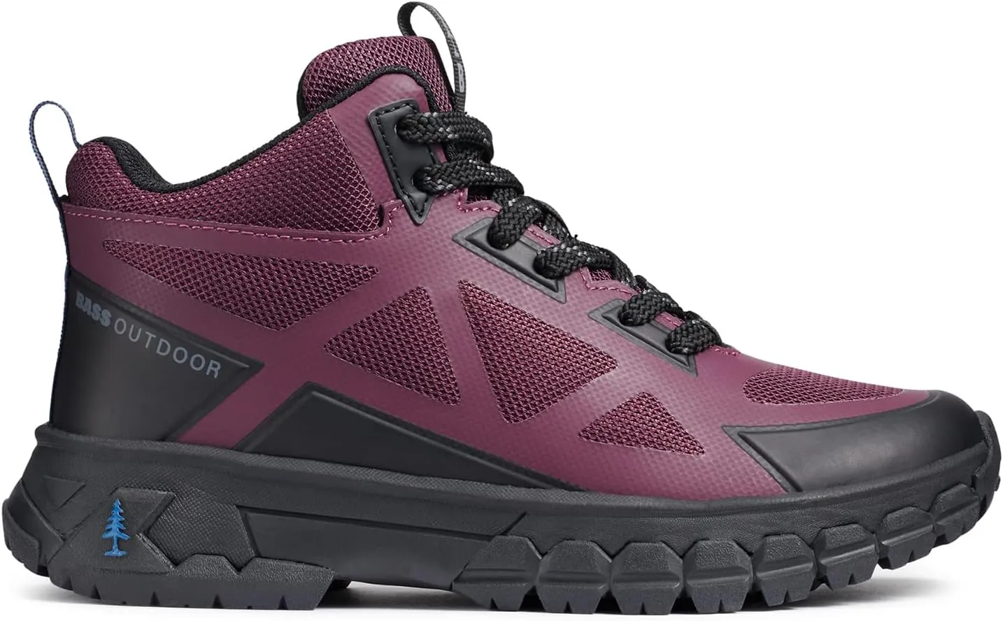 BASS OUTDOOR Women's Peak Seamless Hiker Mid Hiking Boot