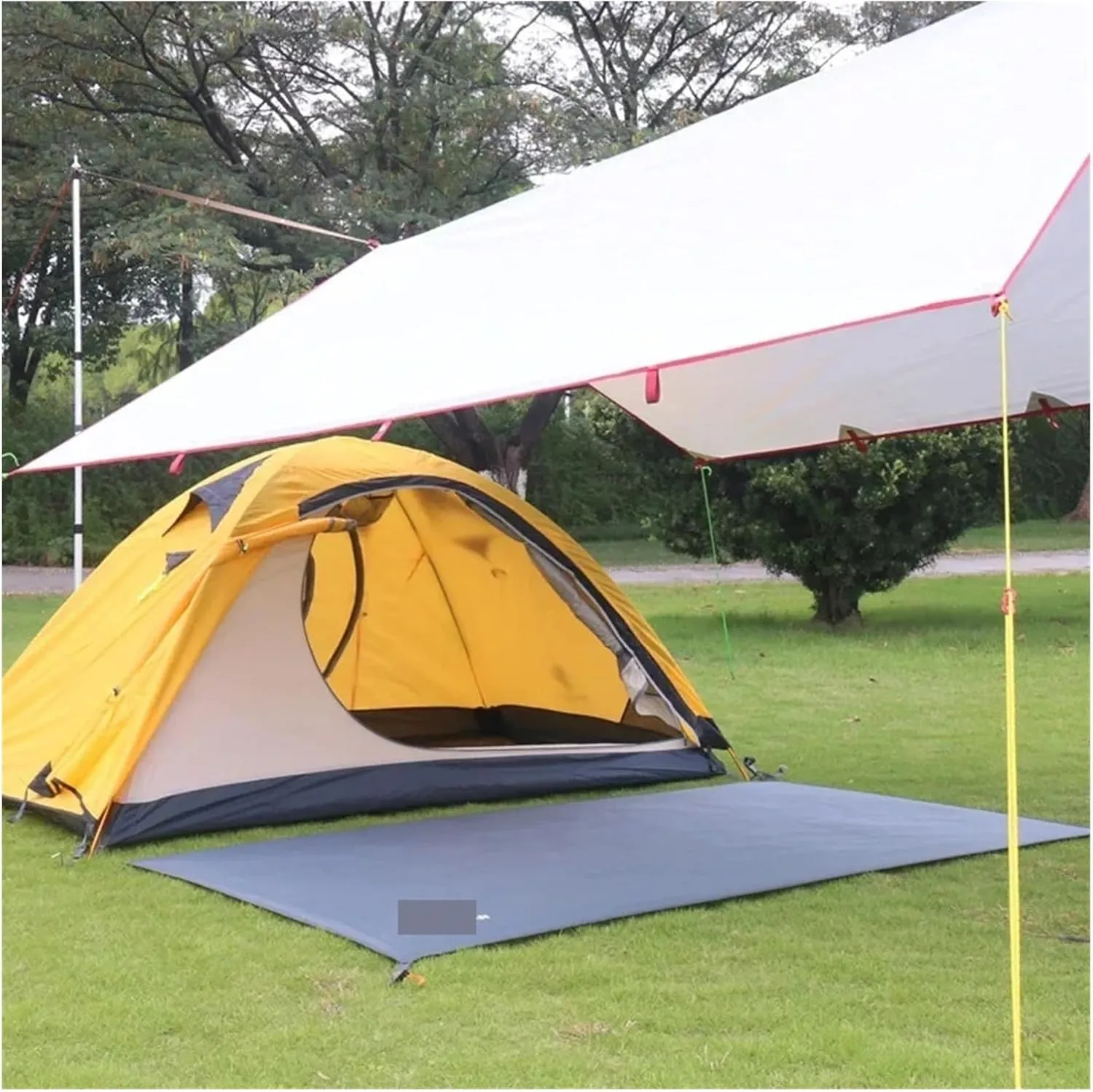 Beach Mat Camping Tarp Thicken Picnic Mat Durable Beach Pad Multifunctional Tent Footprint Sun Canopy Ground Sheet Hiking Fashionable (Color : S for 1 Person)
