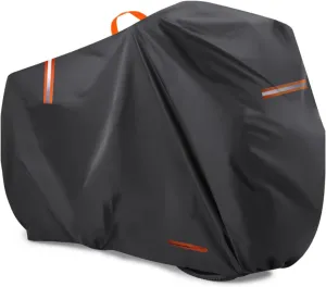 Bike Cover for Merida Ride 500, 420D Bike Outdoor Storage Cover Windproof Bicycle Covers with Lock Holes Bikes Tarp All Weather Durable Bicycle Cover
