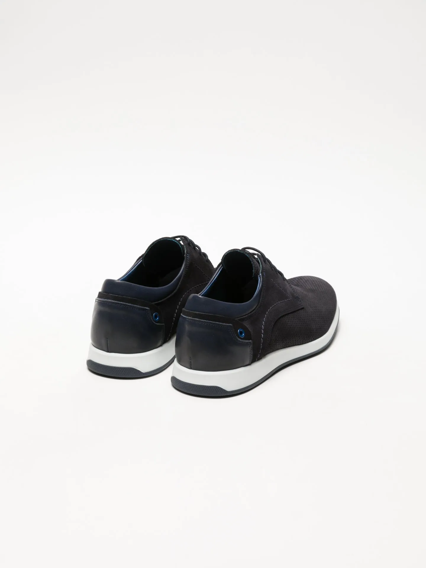 Blue Derby Shoes