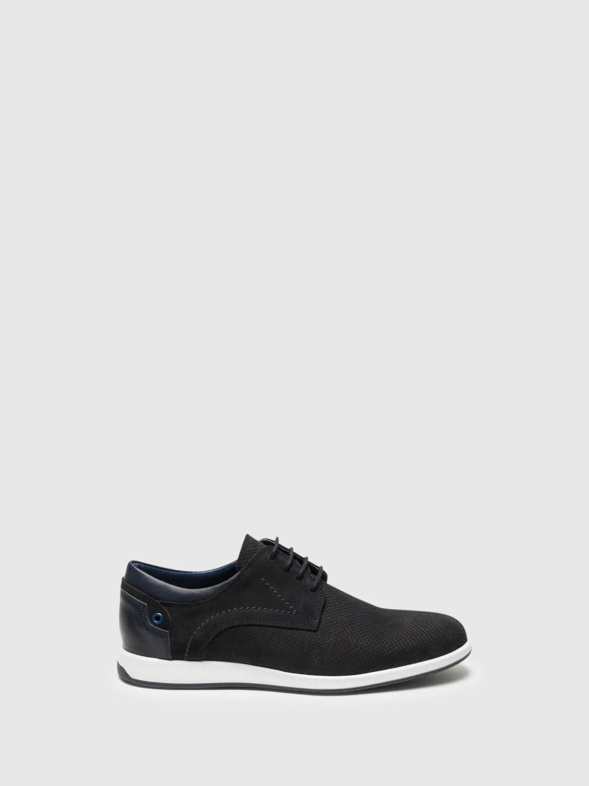 Blue Derby Shoes