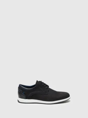 Blue Derby Shoes