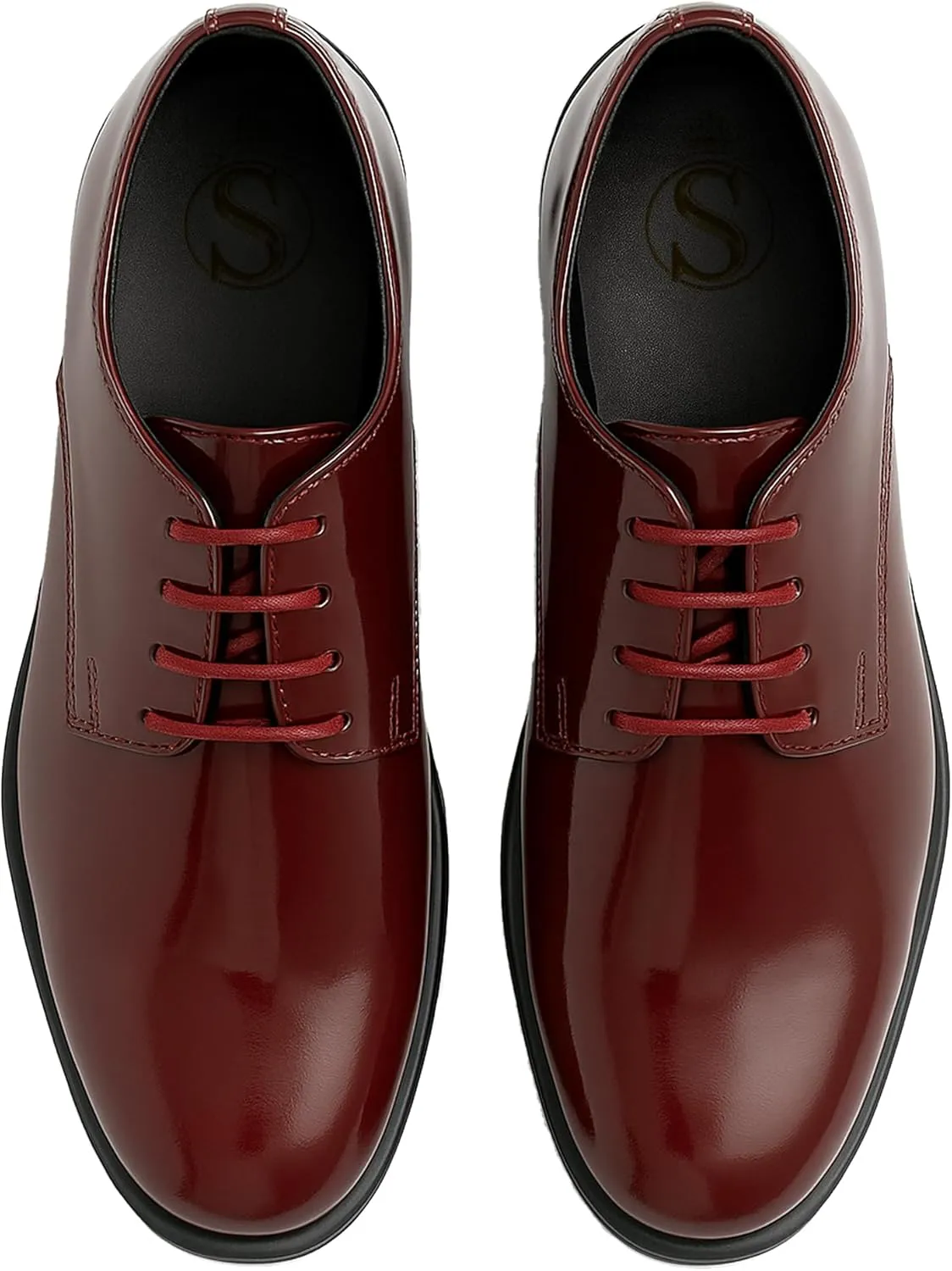 Boys Derby Patent Formal Dress Shoes Lace Up Wedding Prom Footwear