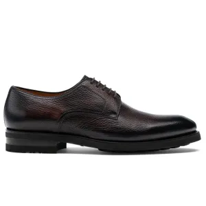 Brown Leather Baltimore Chunky Derby Shoes