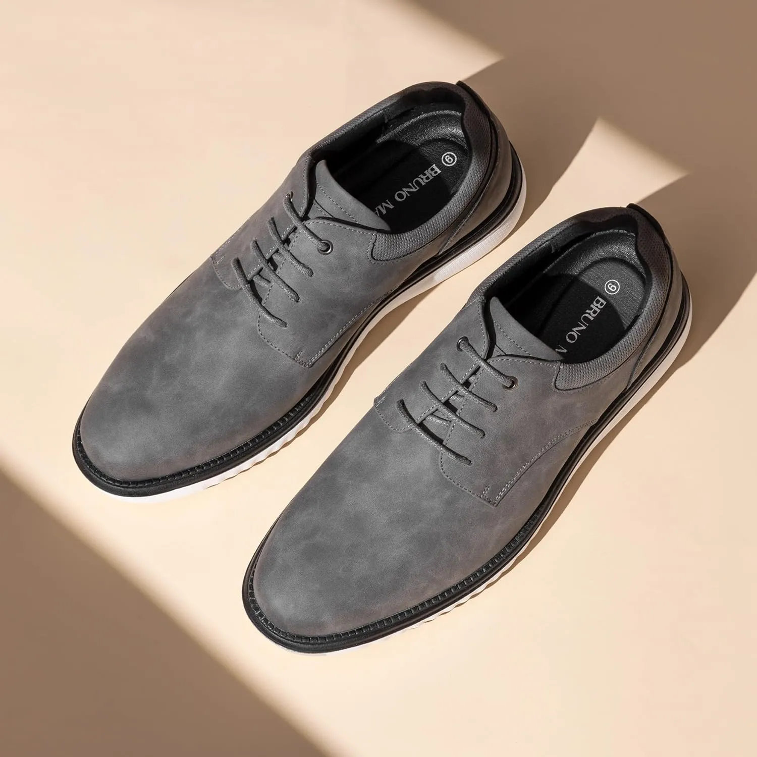 Bruno Marc Men's Crossflex Casual Dress Shoes Oxford Sneakers