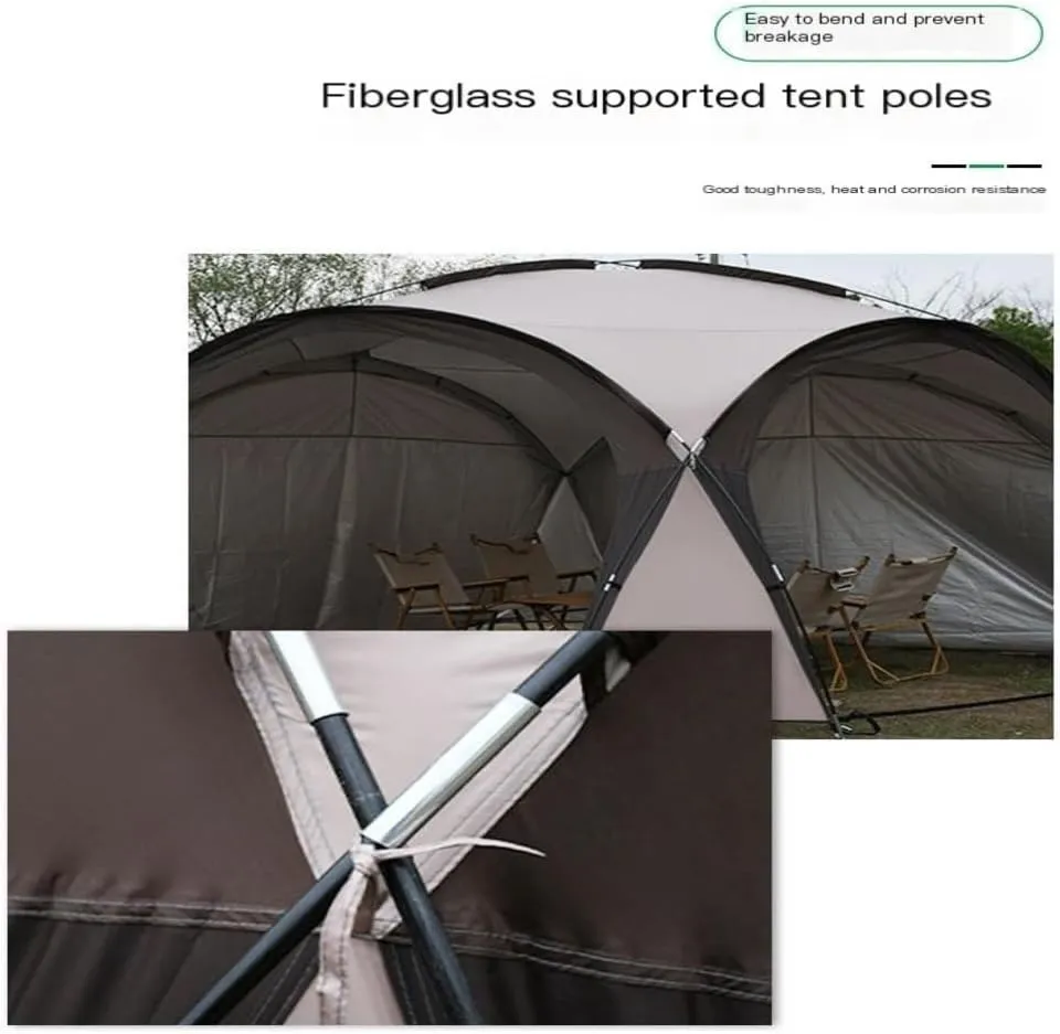 Canopy Awning Outdoor Canopy Camping Sun-Proof, Rain-Proof and UV-Proof Tent Picnic Portable Canopy Tent Outdoor Pergola Awning Canopy