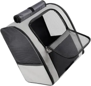 Capacity Cat Carrier Bag Breathable Outdoor Backpack for Cats Portable Pet Travel Backpack with Side Pockets Durable for Hiking and Shopping
