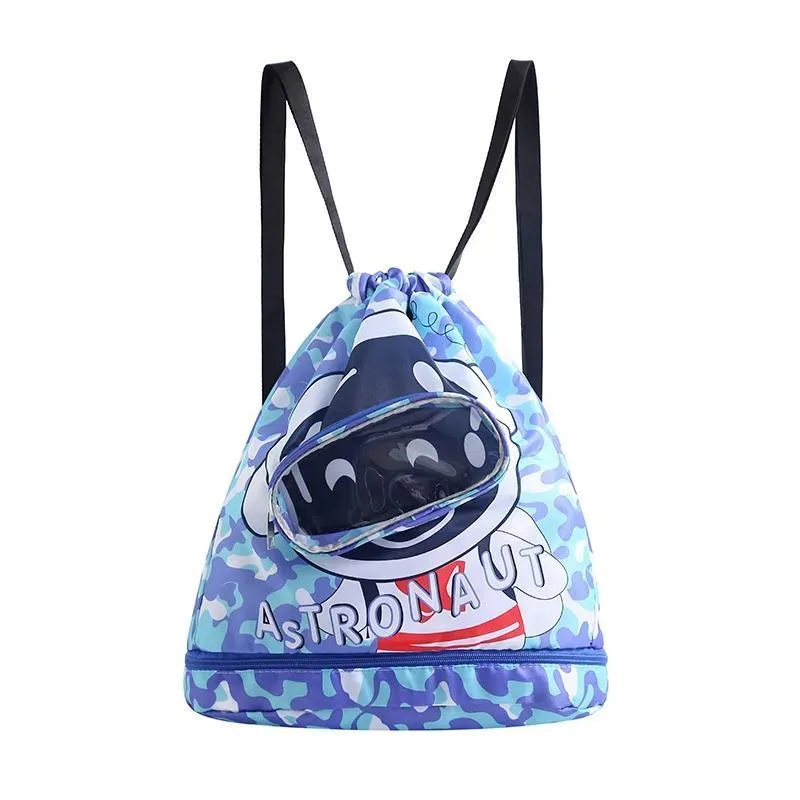 Children Waterproof Swim Backpack Durable Storage Bag Beach Pool Outdoor Travel