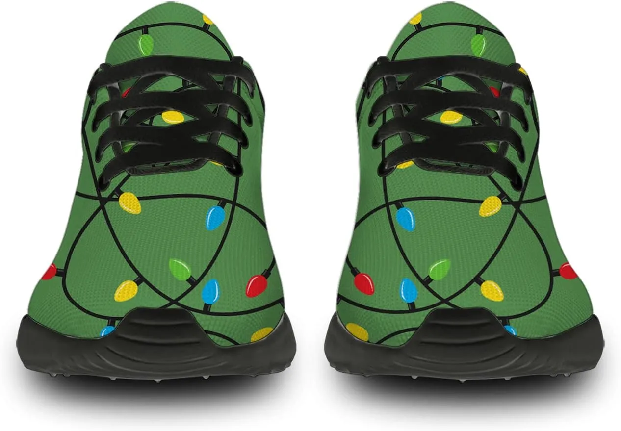 Christmas Shoes for Women Men Running Comfort Lightweight Walking Tennis Sneakers Santa Shoes Gifts for Boy Girl