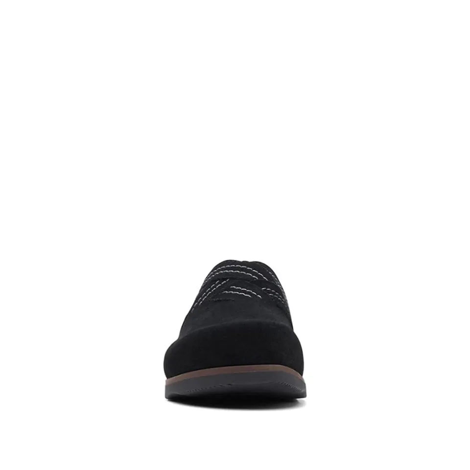 Clarks Women's Brynn Glide Dark Olive | Pebble | Black Suede