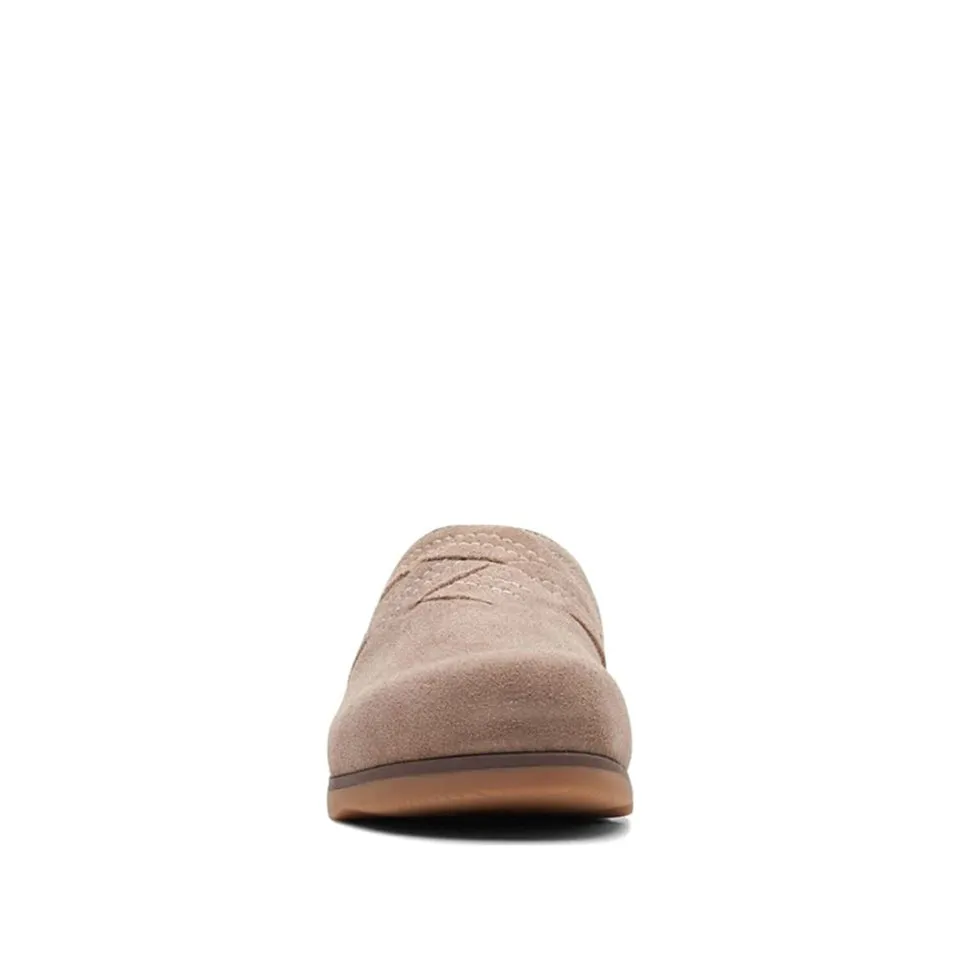 Clarks Women's Brynn Glide Dark Olive | Pebble | Black Suede