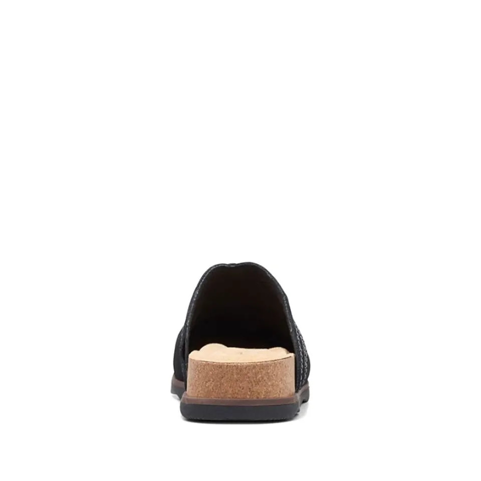 Clarks Women's Brynn Glide Dark Olive | Pebble | Black Suede