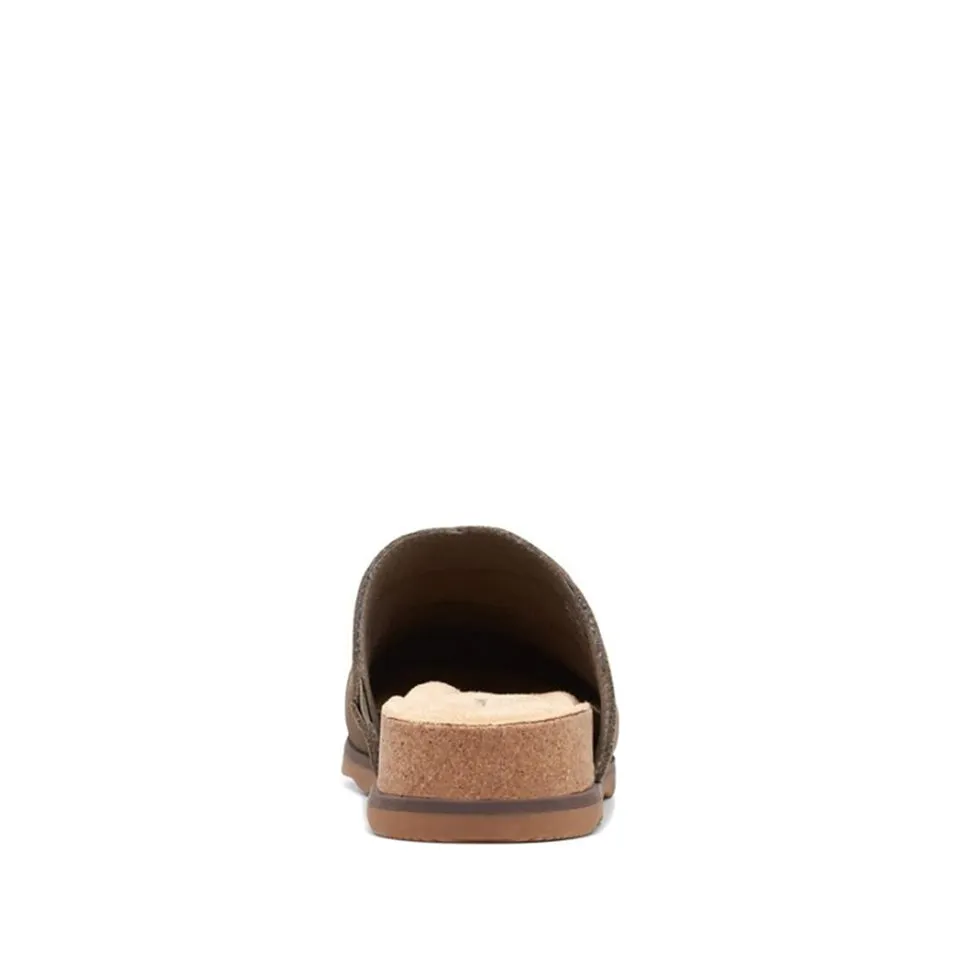 Clarks Women's Brynn Glide Dark Olive | Pebble | Black Suede