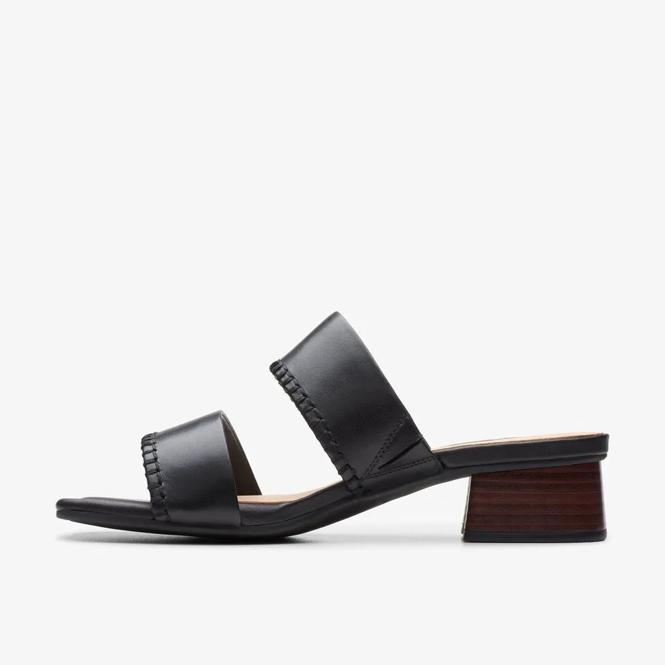 Clarks Women's Serina35 Mule Black Leather 26176337