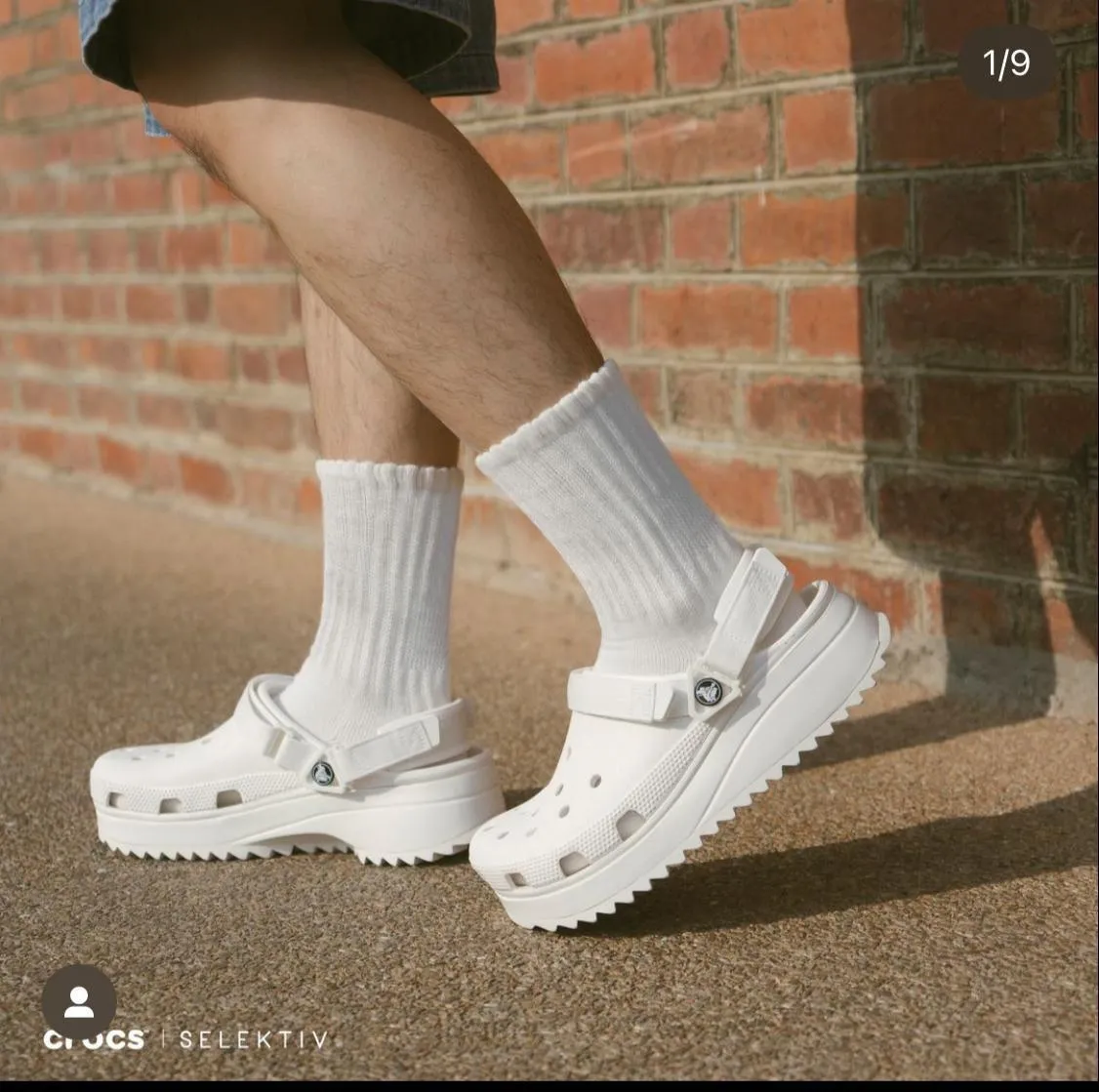 Classic Hiker White Unisex Crocs