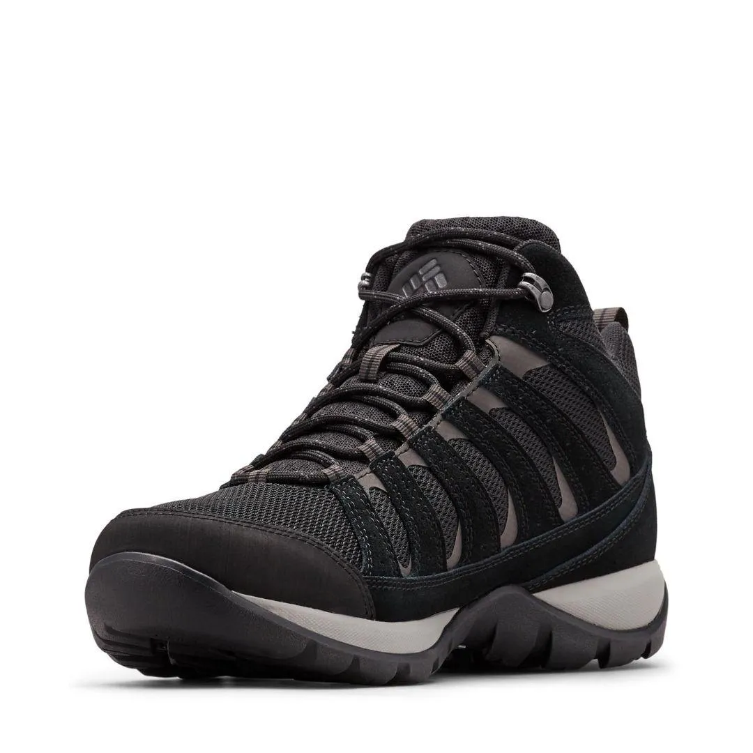 Columbia Men Black REDMOND V2 MID Water Resistant Shoes