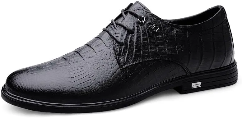 Comfort Soft Men Oxford Shoes Men's Lace-up Patent Leather Tuxedo Shoes