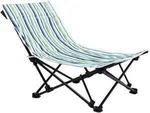 Compact Low Profile Outdoor Folding Camp Chair with Carry Case - Perfect for Camping Beach Backpacking Outdoor Festivals Support 120kg