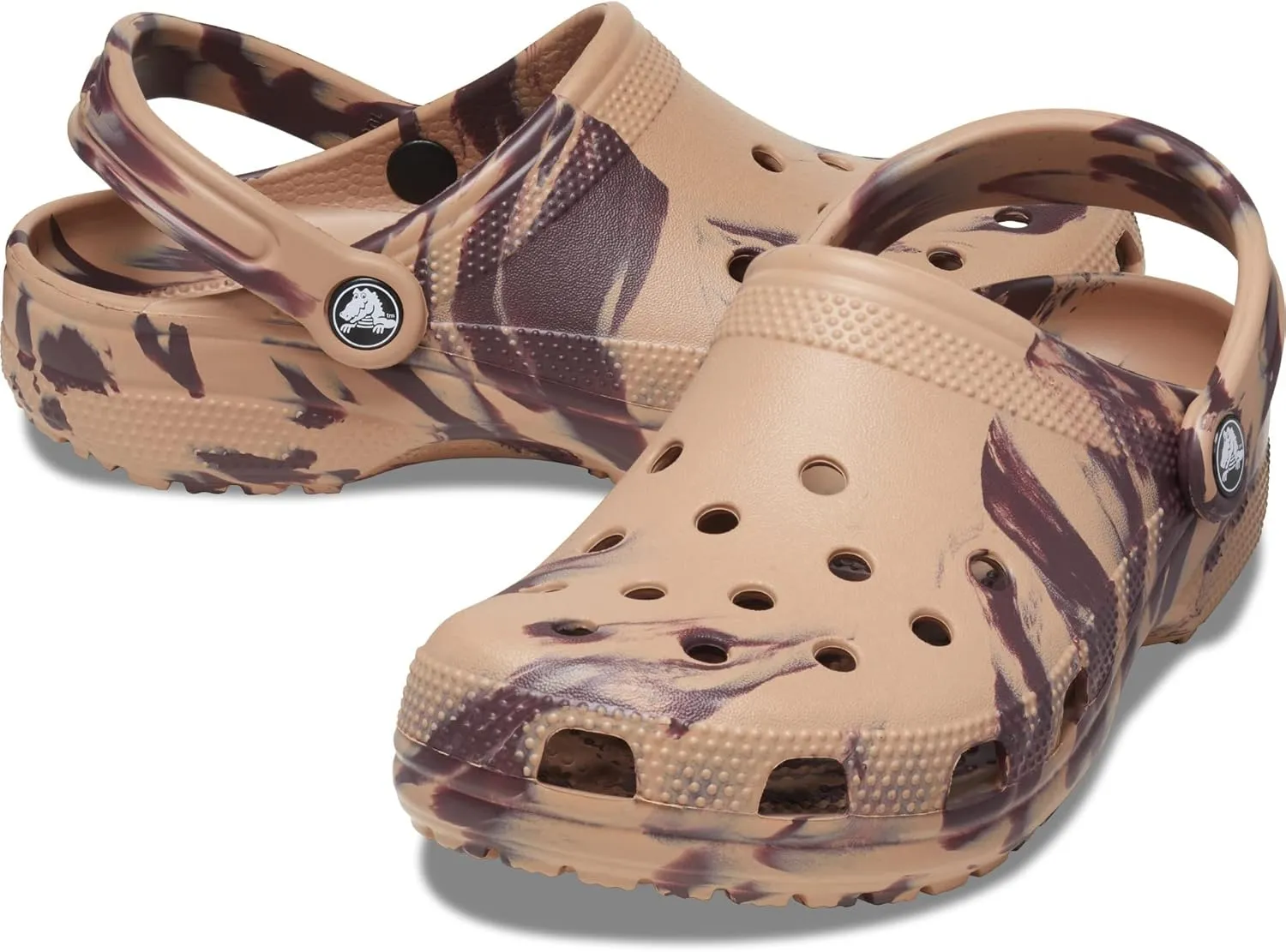 Crocs Unisex Classic Marbled Tie-Dye Clog