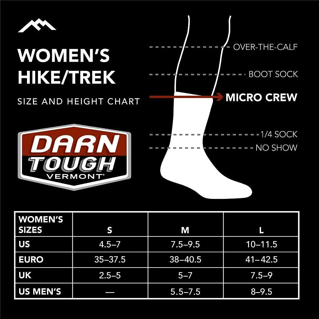 Darn Tough Women's Light Hiker No Show Lightweight Hiking Sock (Style 1986) -