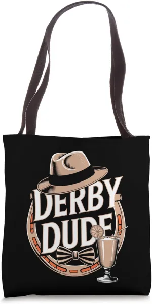 Derby Dude Vintage Race Day Design Tote Bag