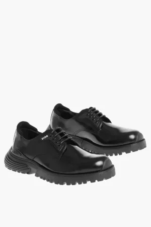 Dior Brushed Leather Derby Shoes with Carrion Sole