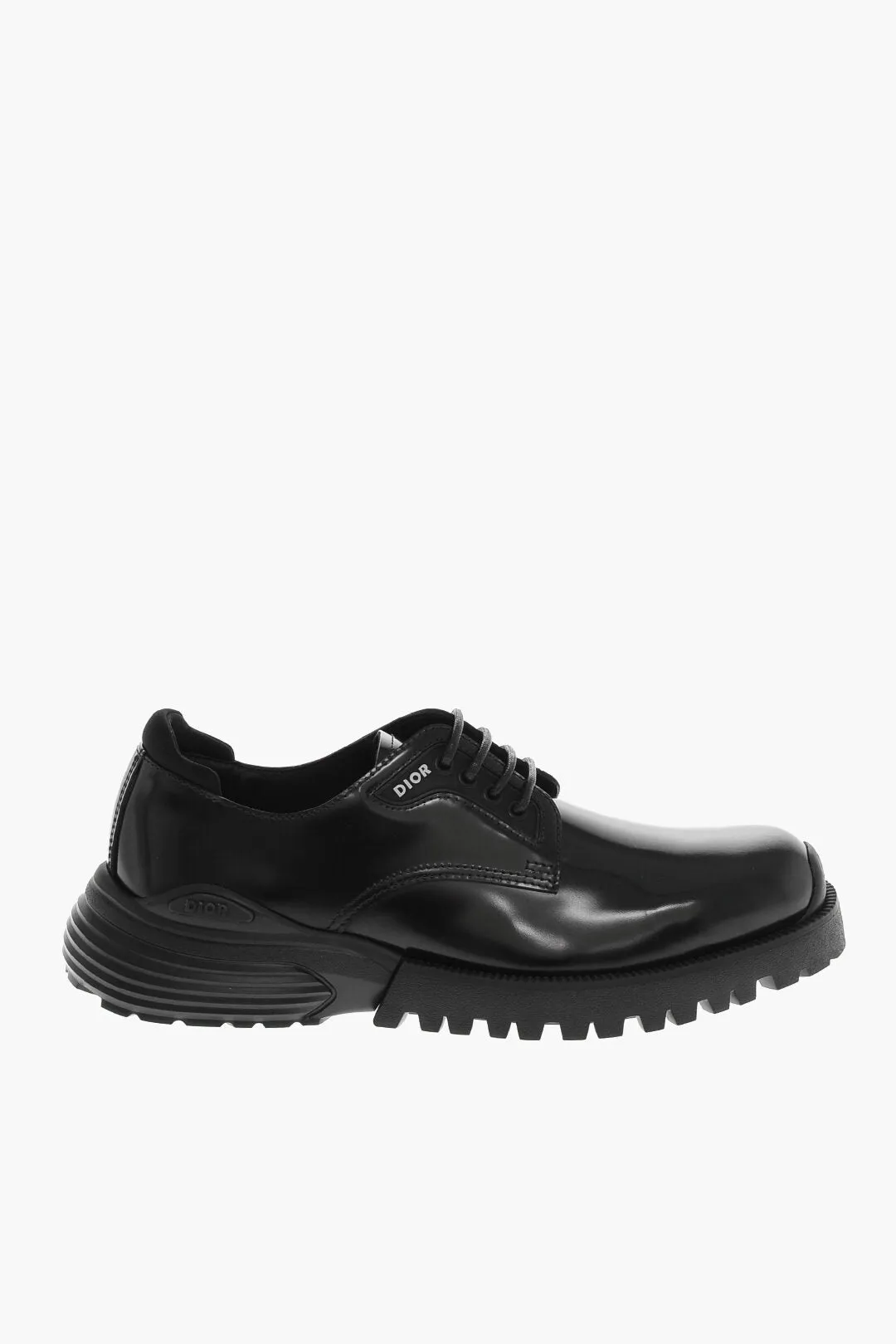 Dior Brushed Leather Derby Shoes with Carrion Sole