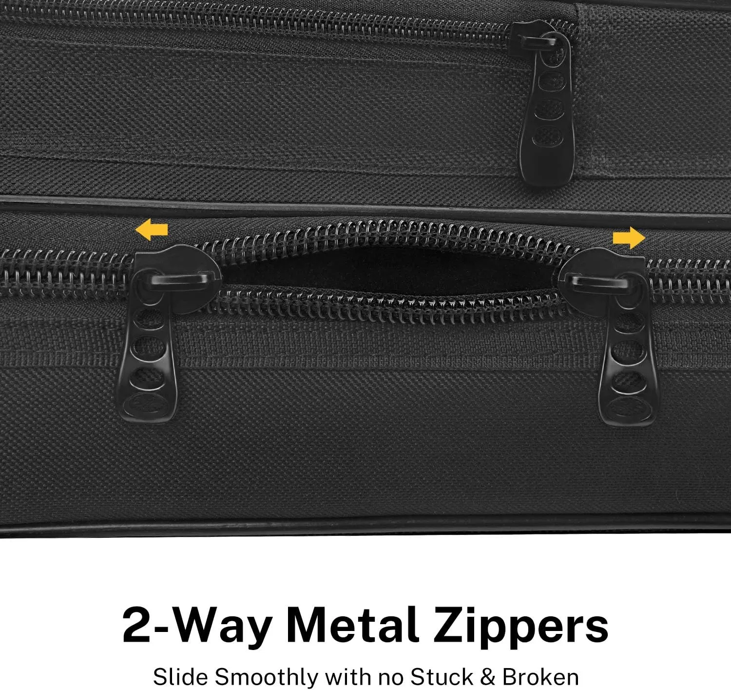 Donner 39 inch Electric Guitar Bag Gig Bag, 0.4 Inch Padded Sponge 600D Ripstop Waterproof Nylon Dustproof Soft Electric Guitar Case Adjustable Strap Black