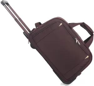 Durable Rolling Luggage， Large Capacity, Waterproof Lightweight Traveling Oxford Suitcase ，for Men Women, For Travel Camping Storage(Brown,Small)
