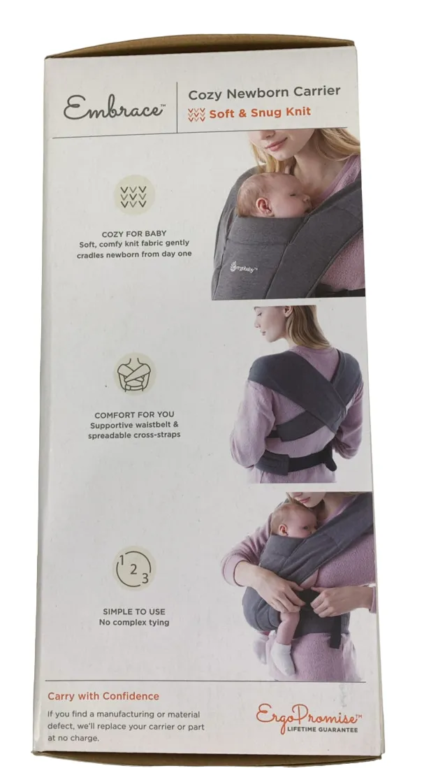 Ergobaby Embrace Baby Carrier, Oxford Blue